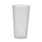 image of Winco PTP-24C Tumbler, 24‑oz Clear Pebbled Plastic, Break‑Resistant & Dishwasher Safe - 1 Dozen