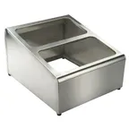 image of Winco SCPH-33 9.5" x 16" x 13.5" Stainless Steel Condiment Packet Holder