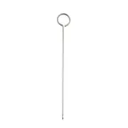 image of Winco SKO-8 8" Oval Flat Needle Skewer, Stainless Steel, 8" Length - 1 Dozen