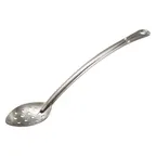 image of Winco SSCH-15P 13" Perforated Heavy Duty Basting Spoon w/ Curved Handle