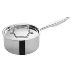 image of Winco TGAP-3 2-1/2 Qt. Tri-Gen Tri-Ply Induction Ready Sauce Pan with Cover