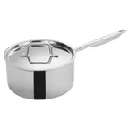 image of Winco TGAP-5 4-1/2 Qt. Tri-Gen Tri-Ply Induction Ready Sauce Pan with Cover