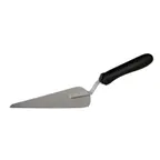 image of Winco TKP-62 Pizza Server, 6-7/8" X 5-7/8" Stainless Steel Blade w/ Black Polypropylene Handle