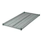 image of Winco VEX-2442 42" x 24" Epoxy Coated Wire Shelf, Includes (4) Sleeve Clips Per Shelf