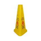 image of Winco WCS-27T 27" High Tri-Cone Wet Floor Caution Sign