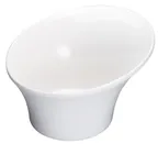 image of Winco WDM004-201 6.5" White Round Melamine Bowl, 1/2 Qt, Dishwasher Safe, NSF Certified - 24/Case
