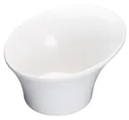 image of Winco WDM004-202 Priscila 7-1/4" White Round Angled Melamine Bowl, 3/4 Qt, Dishwasher Safe - 24/Case
