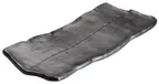 image of Winco WDM019-303 Rectangular Melamine Platter 14-1/2" x 6-3/8" Black, NSF, Dishwasher‑Safe - 12/Case