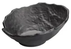 image of Winco WDM019-308 9" Black Round Angled Melamine Bowl, 23 oz (3/4 qt), Dishwasher Safe - 12/Case