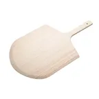 image of Winco WPP-1424 Wooden Pizza Peel with 14" X 15" Blade, 24" OAL