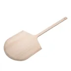 image of Winco WPP-1642 Wooden Pizza Peel with 16" x 17-1/2" Blade, 42" OAL