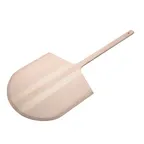 image of Winco WPP-1842 Wooden Pizza Peel with 18" x 19" Blade, 42" OAL