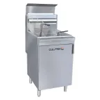image of Culitek CULGF120NG 15" Floor Model Natural Gas Full Pot Fryer, 50 lbs