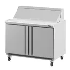 image of Infrico USA IRT-UC36P 36" 2-Door Sandwich and Salad Prep Table, 6 Pans, 11 cu. ft.
