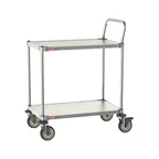 image of Metro MCP316-1830FF-2 18" X 30" Stainless 316 Grade Cart, 2 Shelves