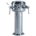 image of Micro Matic MTM-3PSS-W Wine Font Countertop, 7-5/16" x 18" H, Single Column, 3 304 Faucets