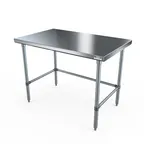 image of NBR Equipment TG-6024-X Economy Work Table, 60"W X 24"D X 35-3/4"H Overall Size