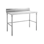 image of Sapphire Manufacturing SMTEOB-3048S 48" Open Base Work Table with Side & Rear Crossrails,5" B.splash