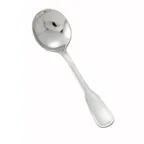 image of Winco 0033-04 - 6" Oxford Bouillon Spoon, Heavy 18/8 Stainless, Mirror Finish, 5-6" Length - 1 Dozen