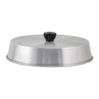 image of Winco ADBC-10 10" Round Aluminum Basting Cover w/ Bakelite Handle