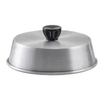 image of Winco ADBC-7 7" Round Aluminum Basting Cover w/ Bakelite Handle