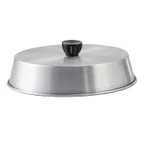 image of Winco ADBC-9 9" Round Aluminum Basting Cover w/ Bakelite Handle