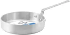 image of Winco ASET-3 3 Qt. Heavy-Duty Aluminum Saute Pan, 10-3/8" x 2-5/8"