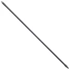 image of Winco BRH-60K Handle, 60"L x 1" Dia, Fiberglass with Textured Grip, Black
