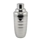 image of Winco BS-3B Beehive Bar Cocktail Shaker Set, 24 oz (3‑Piece) Stainless Steel, Premium Finish