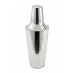 image of Winco BS-3P Classic Bar Cocktail Shaker Set, 28 oz (3-Piece) Stainless Steel, Slender Design