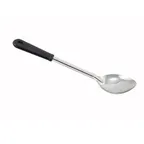 image of Winco BSOB-13 13" Solid Basting Spoon with Black Rounded Bakelite Handle