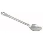 image of Winco BSON-11 11" Solid Stainless Steel Basting Spoon, One-Piece