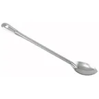 image of Winco BSON-18 18" Stainless Steel Solid Basting Spoon, One-Piece