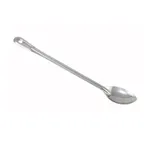 image of Winco BSOT-18 18" Solid Heavy Duty Basting Spoon w/ 1.5 mm Stainless Steel