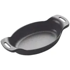 image of Winco CASM-7O FireIron™ 16 oz. Mini Induction Server with Matte Black Enamel / Cast Iron