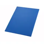 image of Winco CBBU-1218 Blue Polyethylene Plastic Cutting Board - 12" x 18" x 1/2"