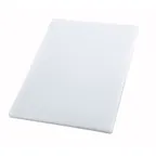 image of Winco CBH-1520 15" x 20" White Plastic Cutting Board, Rectangular