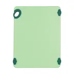 image of Winco CBK-1520GR Green StatikBoard Plastic Cutting Board - 15” x 20” x 1/2"
