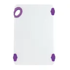 image of Winco CBN-1218PP  Purple StatikBoard Plastic Cutting Board - 12" x 18" x 1/2"