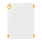 image of Winco CBN-1824YL Yellow StatikBoard Co-Polymer Plastic Cutting Board - 18” x 24” x 1/2"