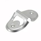 image of Winco CO-401 Bottle Opener, 4-1/4"L, Undercounter, Stainless Steel