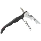 image of Winco CO-720 Double Hinged Waiters Corkscrew with Foil Cutter and Bottle Cap Opener