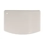 image of Winco CR-899 Bar Maid Bowl Scraper, 5.5" x 3.75" White Plastic, Standard, - 250/Case