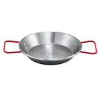 image of Winco CSPP-7 7.88" Polished Carbon Steel Paella Pan - Round