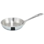 image of Winco DCFP-4S 4" Tri-Ply Stainless Steel 5 Oz. Mini Fry Pan - Round