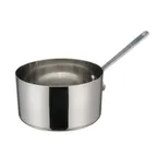 image of Winco DCWA-105S 18 oz. 4-3/8" Diameter Mini Sauce Pan Serving Dish w/ Handle - Stainless Steel 