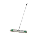 image of Winco DM-24 Dust Mop w/ 60" Aluminum Handle, 24" x 5" Head