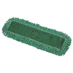 image of Winco DMM-24H 24" Dust Mop Head Only w/ Looped Ends, Green