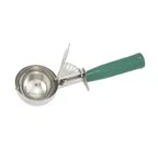 image of Winco ICD-12 Size 12 Stainless Steel Ice Cream Disher with Plastic Handle