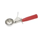 image of Winco ICD-24 Size 24 Stainless Steel Ice Cream Disher with Plastic Handle